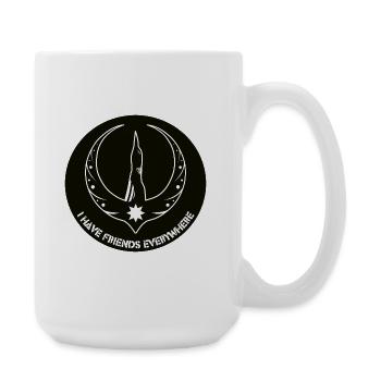 Logo de la Rébellion Loon - Logo de la Rébellion d’Eistaucher - Grande tasse 440 ml - blanc - Droite