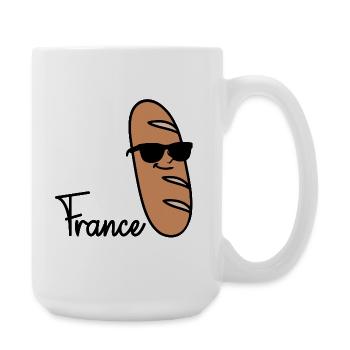 France Baguette - Große Tasse 440 ml - Weiß - Rechts