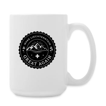 MAKE LIECHTENSTEIN GREAT AGAIN - Große Tasse 440 ml - Weiß - Rechts