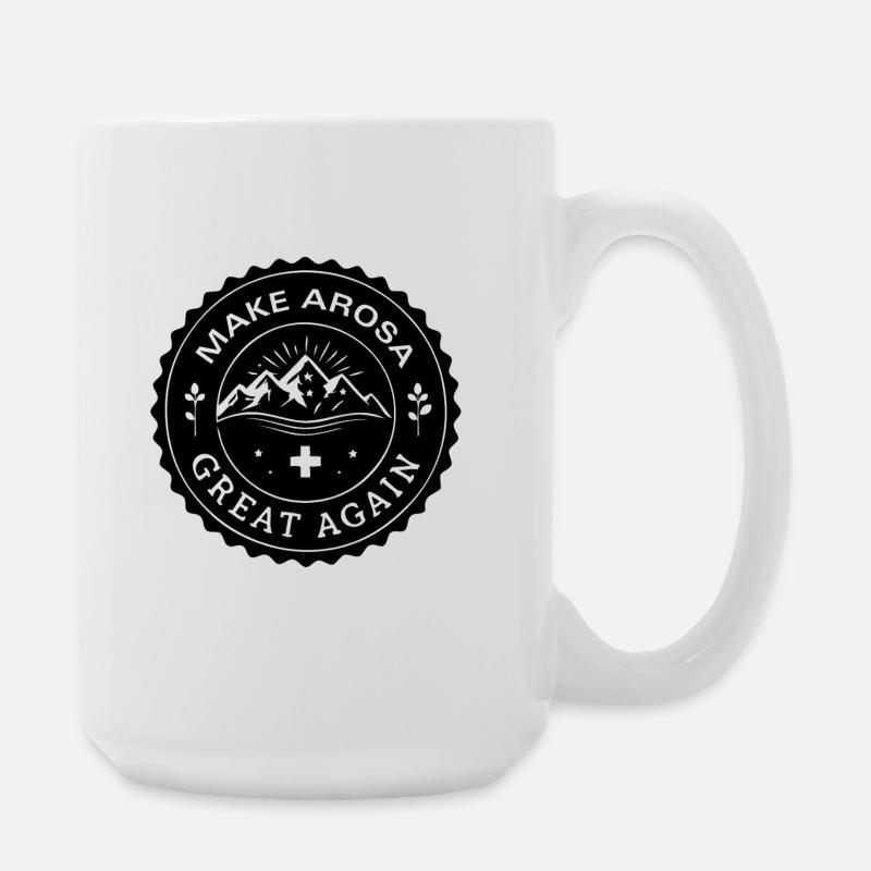MAKE AROSA GREAT AGAIN - Large Mug 440 ml - white