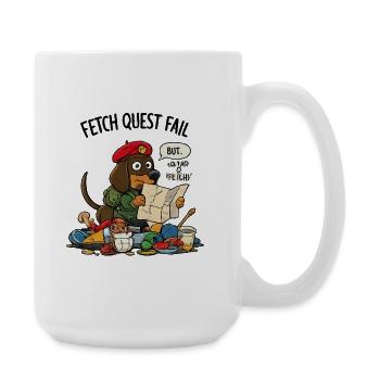 Échec de quête de collecte Petit - Grande tasse 440 ml - blanc - Droite