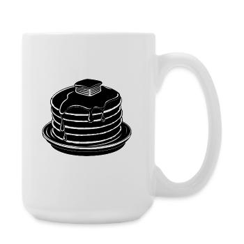 Pancakes - Large Mug 440 ml - white - Right