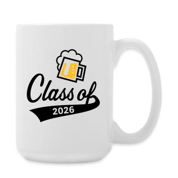 Class Of 2026 (Abschlussklasse / Bier / 2C POS) - Große Tasse 440 ml - Weiß - Rechts