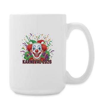 Karneval_2026 - Große Tasse 440 ml - Weiß - Rechts