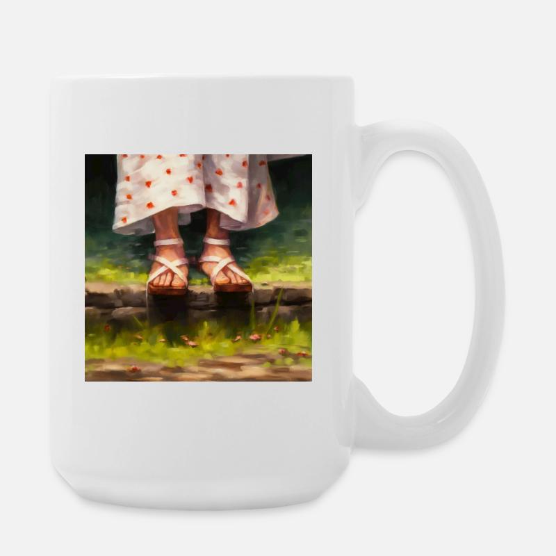 Echoes of Spring - Large Mug 440 ml - white