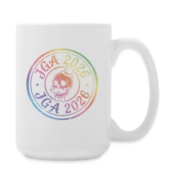 Jga 2026 Skull Bachelor Party - Large Mug 440 ml - white - Right