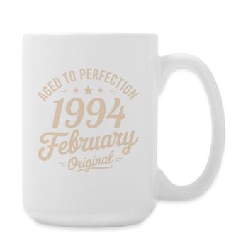 Février 1994 - February 1994 - Large Mug 440 ml - white - Right