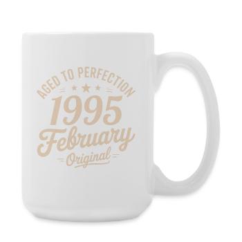 Février 1995 - February 1995 - Large Mug 440 ml - white - Right