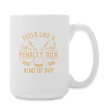 hockey - Grande tasse 440 ml - blanc - Droite