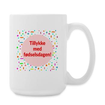 Happy Birthday - Large Mug 440 ml - white - Right