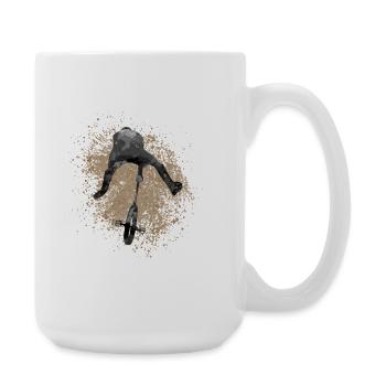 Unicycle | Unicycling Freestyle - Large Mug 440 ml - white - Right