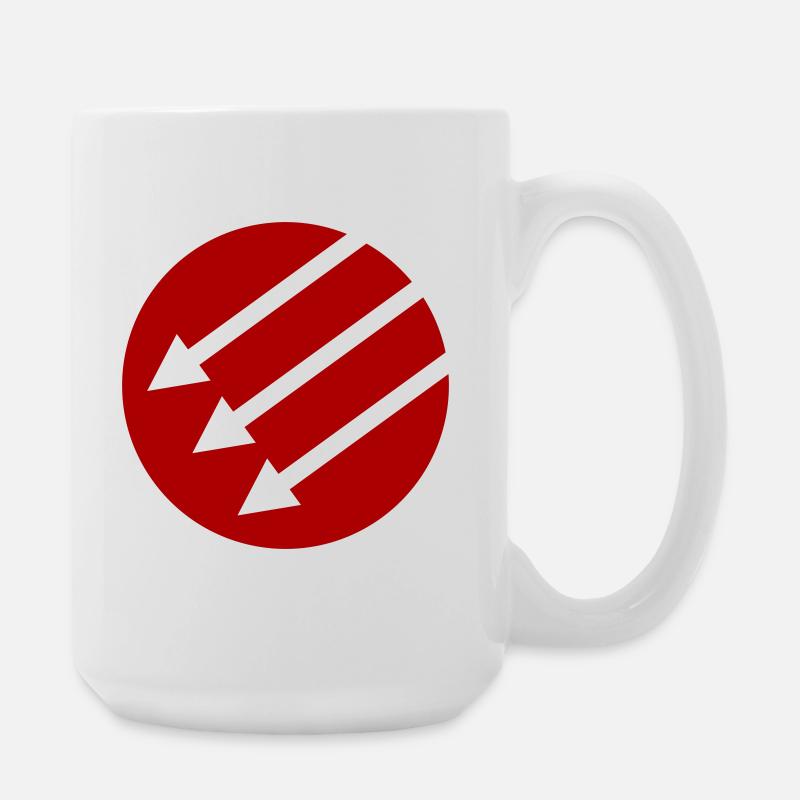 Iron Front / Eiserne Front / Järnfronten - Große Tasse 440 ml - Weiß