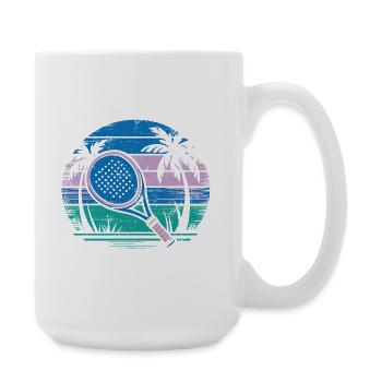 Pádel Vintage - Large Mug 440 ml - white - Right