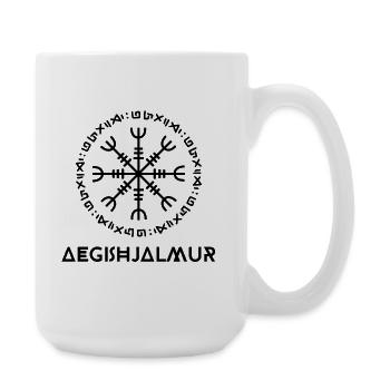 AEGISHJALMUR - Grande tasse 440 ml - blanc - Droite
