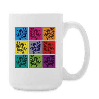 Äppelwoi bunt - Große Tasse 440 ml - Weiß - Rechts