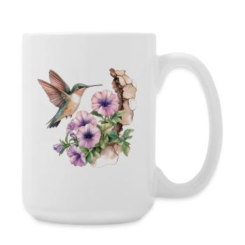 Kolibri - Große Tasse 440 ml - Weiß - Rechts