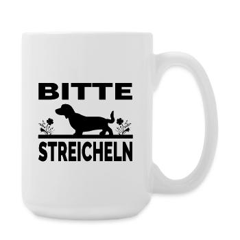 Dackel - Große Tasse 440 ml - Weiß - Rechts