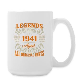 1941 Légendes: Âgé Parfait, Pièces Originales - Grande tasse 440 ml - blanc - Droite