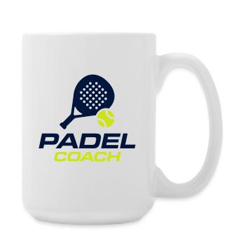 Design du maillot du Padel Coach Sports Club - Grande tasse 440 ml - blanc - Droite