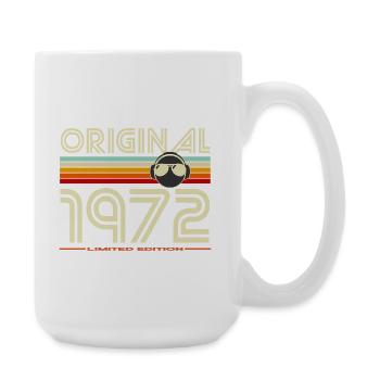 Original 1972 Retro Vintage Helmet - Large Mug 440 ml - white - Right
