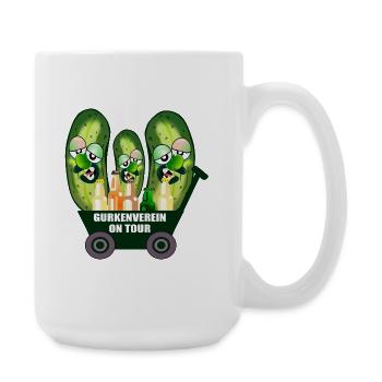 Cucumber Club Handcart Beer - Large Mug 440 ml - white - Right