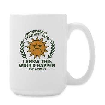 Pessimistensonnen Klub - Große Tasse 440 ml - Weiß - Rechts