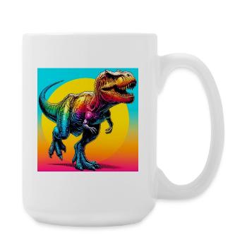dinosaur - Large Mug 440 ml - white - Right