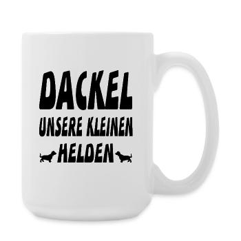Dackel - Große Tasse 440 ml - Weiß - Rechts