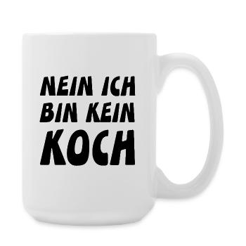 Koch - Große Tasse 440 ml - Weiß - Rechts