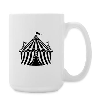 Circus Tent - Large Mug 440 ml - white - Right