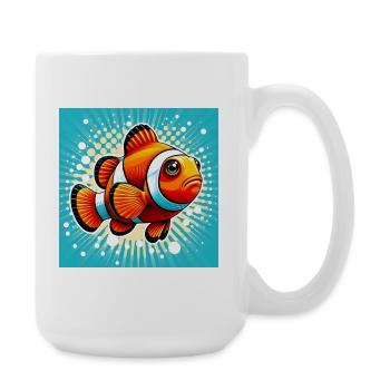 Clownfisch - Große Tasse 440 ml - Weiß - Rechts
