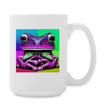 Frosch - Große Tasse 440 ml - Weiß - Rechts