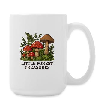 Champignons au trésor de la petite forêt - Grande tasse 440 ml - blanc - Droite