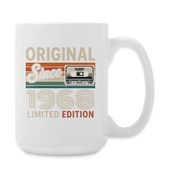 Jahrgang 1975 Legende Retro Geburtstag 1968 - Große Tasse 440 ml - Weiß - Rechts