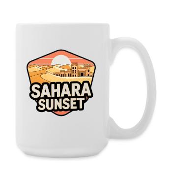 Sahara Sunset Castle - Large Mug 440 ml - white - Right