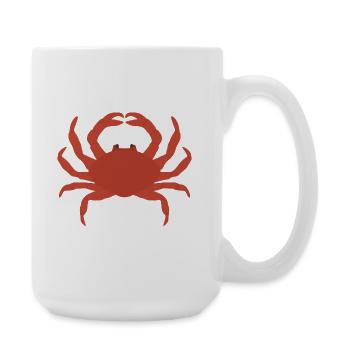 Silhouette cramoisie - Grande tasse 440 ml - blanc - Droite