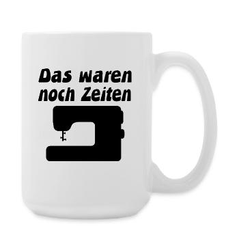 Nähmaschine - Große Tasse 440 ml - Weiß - Rechts