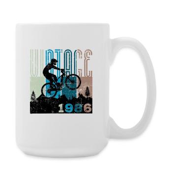 Vintage 1986 - Große Tasse 440 ml - Weiß - Rechts