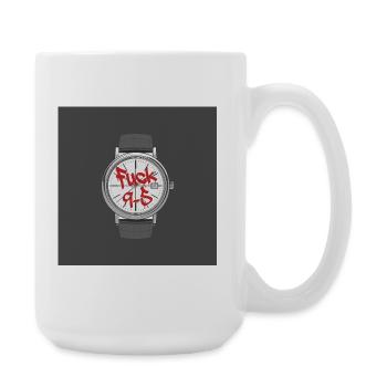 9 to 5 Work Annoys Clock Statement Design - Large Mug 440 ml - white - Right