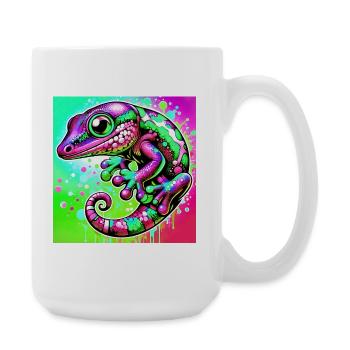 Gecko - Grande tasse 440 ml - blanc - Droite