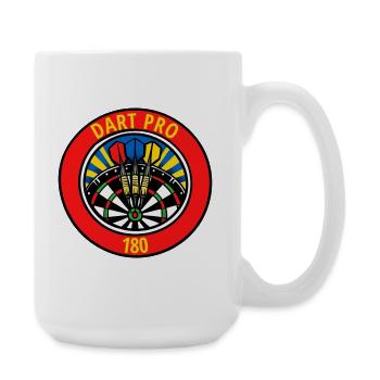 Emblème du logo Dart Pro 180 - Grande tasse 440 ml - blanc - Droite