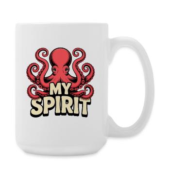 Octopus Spirit - Large Mug 440 ml - white - Right