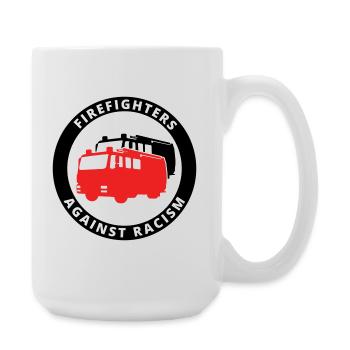 Firefighters Against Racism Symbol - Large Mug 440 ml - white - Right