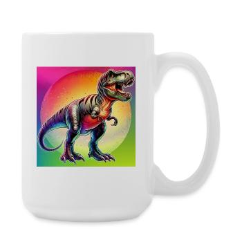 Dinosaurier - Große Tasse 440 ml - Weiß - Rechts