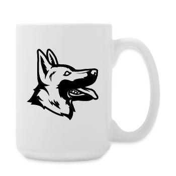 German Shepherd - Large Mug 440 ml - white - Right