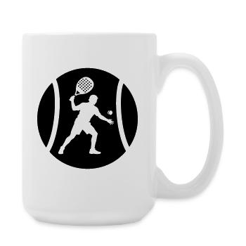 Padel - Grande tasse 440 ml - blanc - Droite