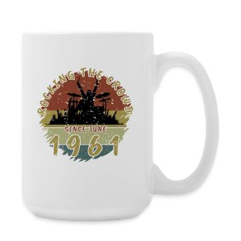 65e anniversaire Faire vibrer la foule DRM 06/1961 - Grande tasse 440 ml - blanc - Droite