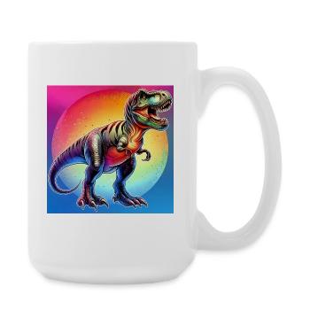 dinosaur - Large Mug 440 ml - white - Right
