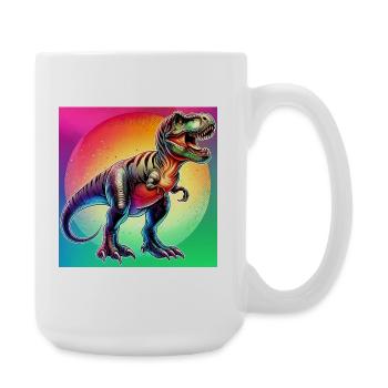 Dinosaurier - Große Tasse 440 ml - Weiß - Rechts
