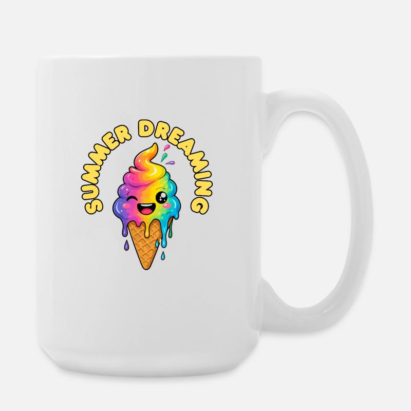 Summer Dreaming - Large Mug 440 ml - white